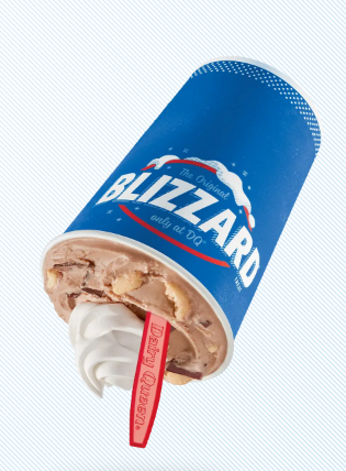 French Silk Pie Blizzard® Treat Menu