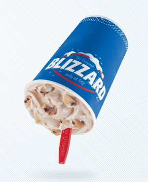 Chocolate Chip Cookie Dough Blizzard® Treat