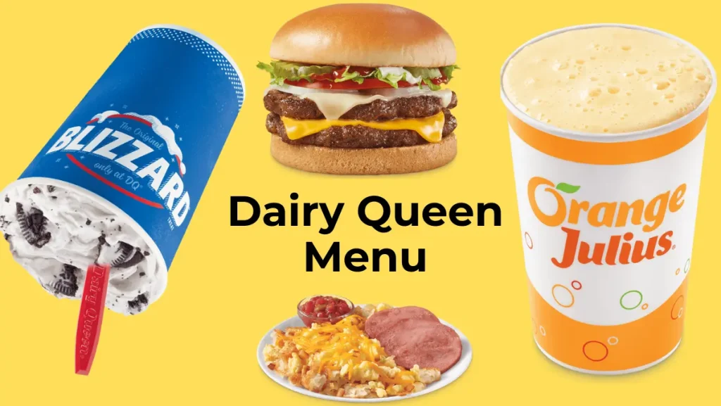 Dairy Queen Menu