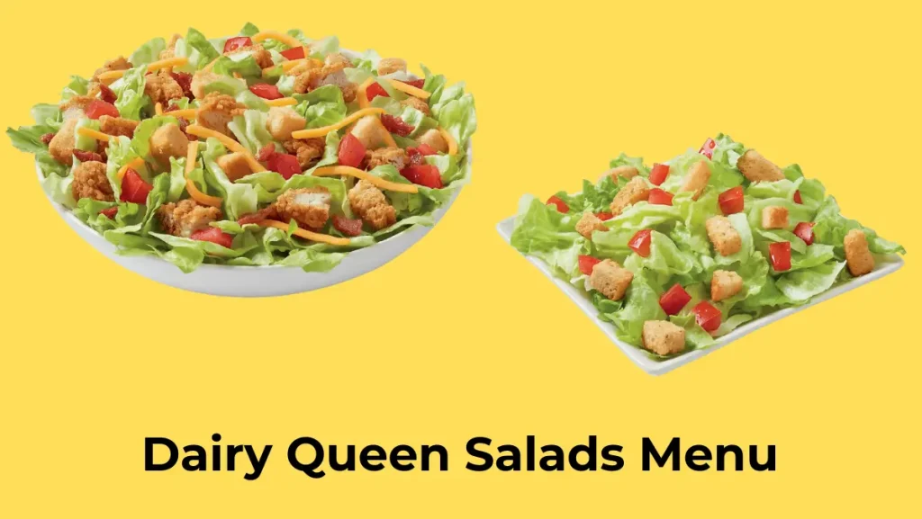 Dairy Queen Salads Menu