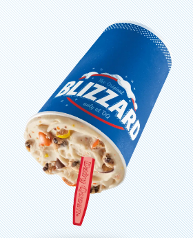 REESE’S PIECES® Cookie Dough Blizzard® Treat
