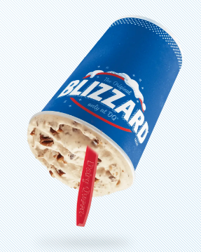 Turtle Pecan Cluster Blizzard ® Treat
