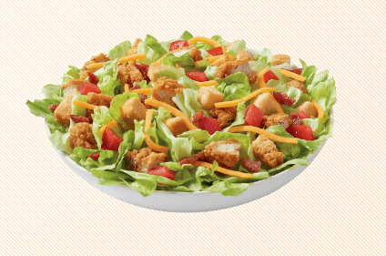 Crispy Chicken Strips Salad
