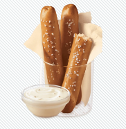 Pretzel Sticks with Zesty Queso